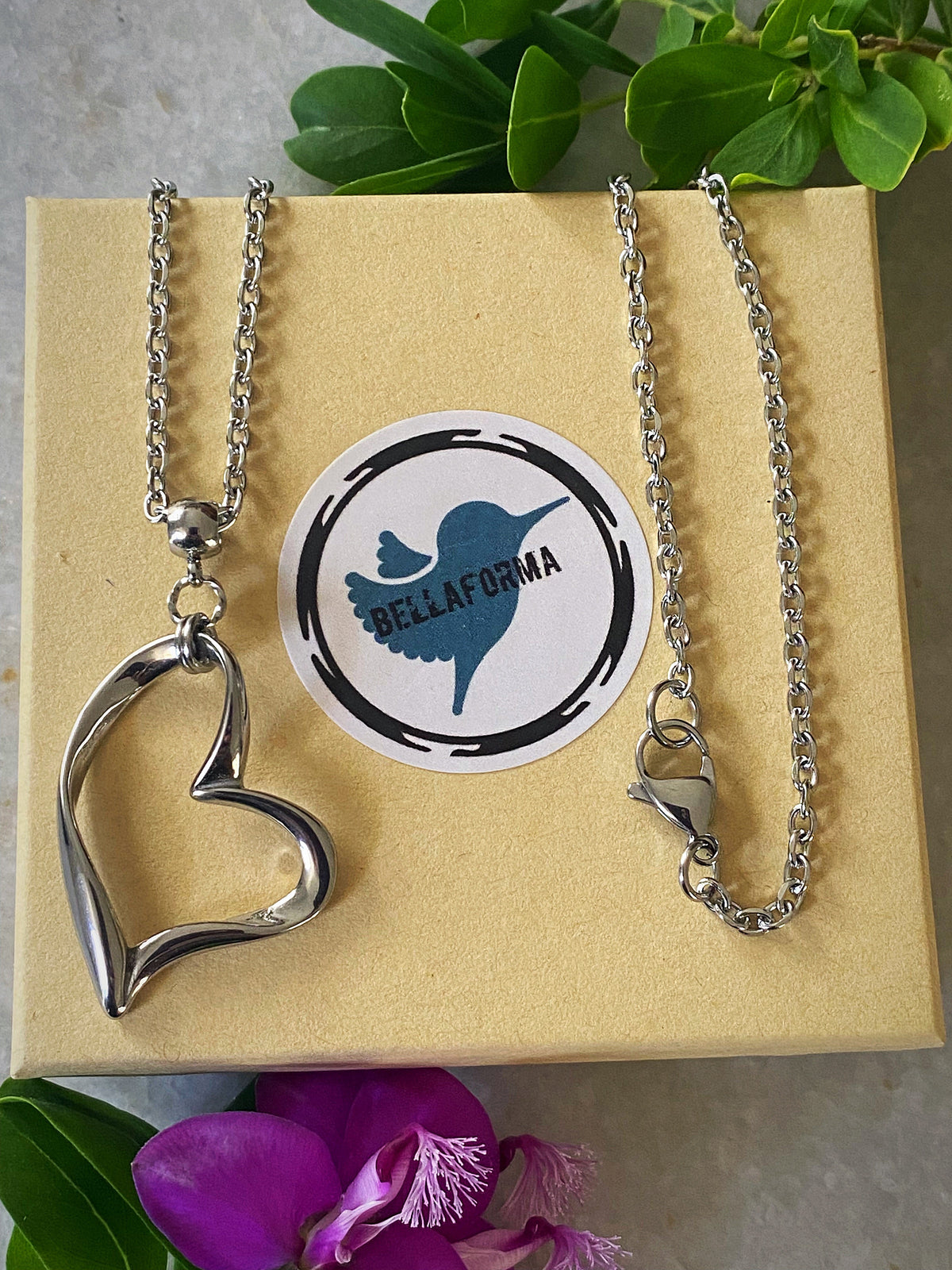 Whimsical Heart Necklace