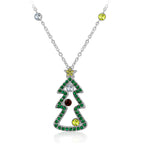 Avera Cubic Zirconia Christmas Pendant Holiday Jewelry