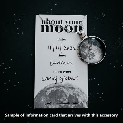 Personalized My Moon Bracelet with Circle Clasp