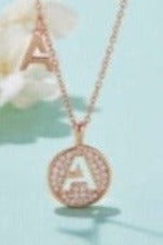 Moissanite A to J Pendant Necklace